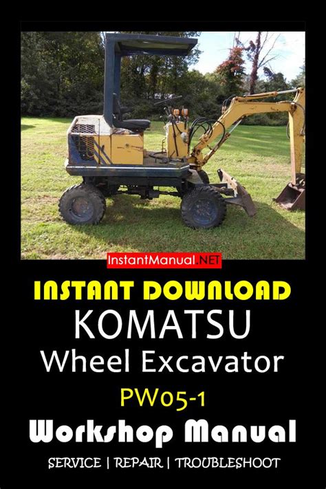 Komatsu pw05 1 wheeled excavator shop manual. - Lg du 42px12x du 42px12xc plasma tv service manual.