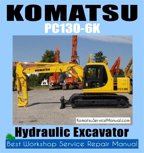 Komatsu pw130 6k hydraulic excavator service repair workshop manual sn k30001 and up. - Say again please guide to radio communications.