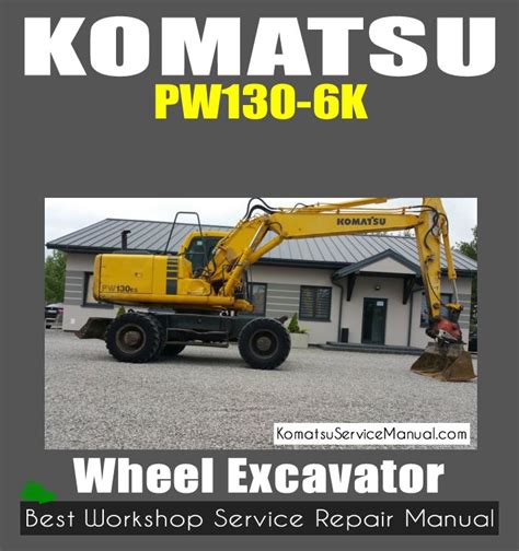 Komatsu pw130 6k mobilbagger service reparaturanleitung download k30001 und höher. - Bmw e90 320i manual de taller.