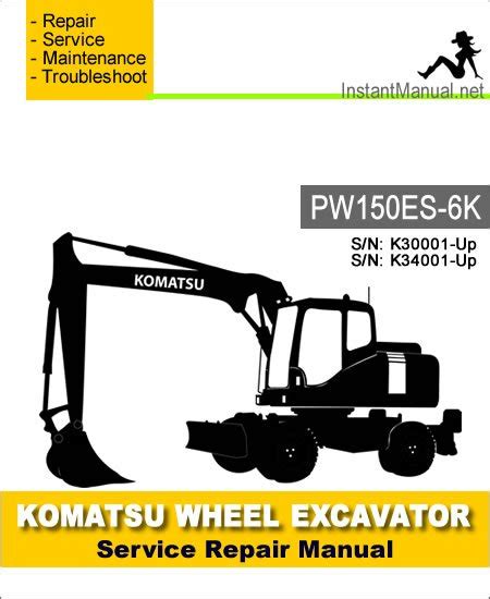 Komatsu pw150es 6k wheeled excavator service shop repair manual. - Sociologie du livre et de la lecture.