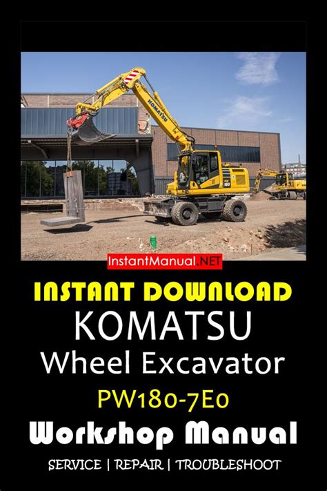 Komatsu pw180 download di istruzioni per la manutenzione dell'escavatore gommato 7e0. - Briggs and stratton repair manual vanguard.