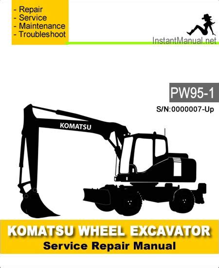 Komatsu pw95 1 wheeled excavator service repair manual download 0000007 and up. - Manual for mini max csa bench.