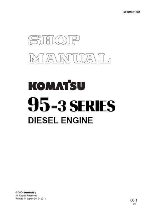Komatsu s4d95le 3 saa4d95le 3 95 3 ser manuale di servizio del motore. - Manual de lavadora electrolux semi automática.