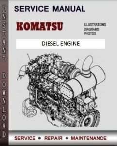 Komatsu sa6d140e 3 diesel engine full service repair manual. - 2004 polaris sportsman 400 service handbuch.
