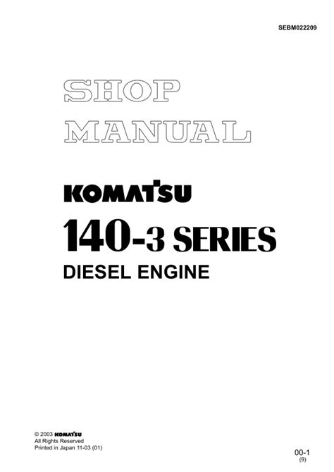 Komatsu sa6d140e 3 saa6d140e 3 sda6d140e 3 service manual. - Suzuki dl650 vstrom dl650v strom service repair manual 03 06.