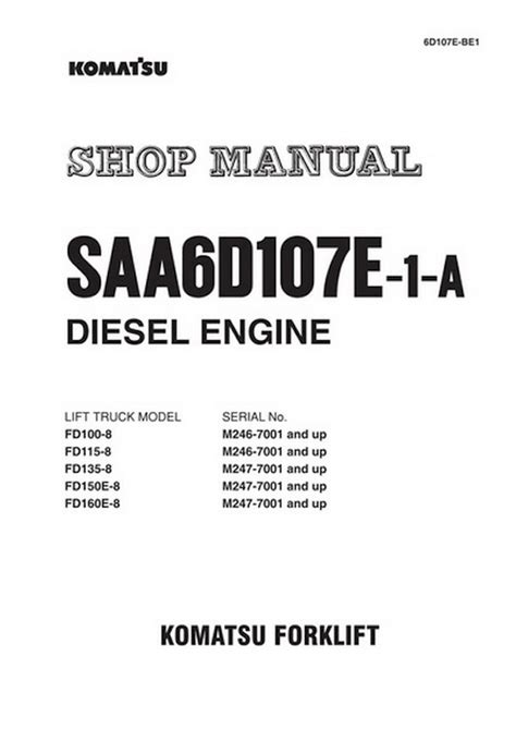 Komatsu saa6d107e 1 engine parts manual. - Alraune und andere skurrile geschichten hochst wunderlicher art.