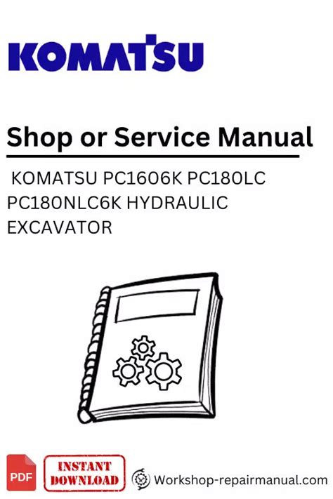 Komatsu service pc160 6k pc180lc 6k pc180nlc 6k shop manual excavator repair book. - Verkehrstechnische grundsätze für die bemessung von verflechtungsstrecken.