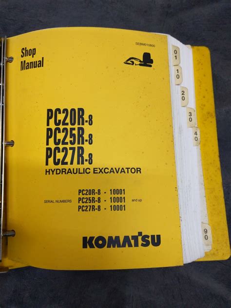 Komatsu service pc20 8 pc25r 8 pc27r 8 shop manual excavator repair book. - Bmw s1000rr dvd repair manual download.