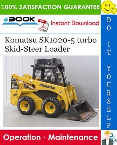 Komatsu sk1020 5 sk1020 5 turbo skid steer loader service shop repair manual. - Teach your baby spanish with teaching guide.