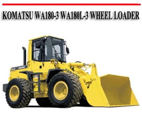 Komatsu wa180 3 wa180l 3 wheel loader service repair workshop manual download sn a80001 and up 54001 and up. - Honoring diverse teaching styles a guide for supervisors.
