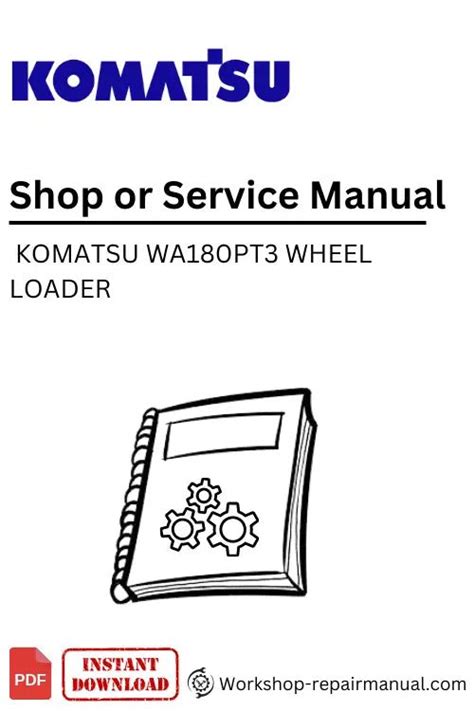 Komatsu wa180pt 3 wheel loader service repair workshop manual sn 50001 and up. - Audi tt multifunction steering wheel guide.