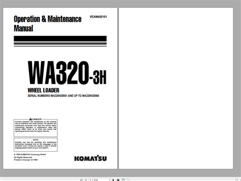 Komatsu wa320 3h operation and maintenance manual. - Opac test study guide for tennessee.