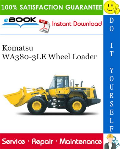 Komatsu wa380 3 wa380 3le wheel loader service shop repair manual. - Ftce pre k 3rd grade study guide.