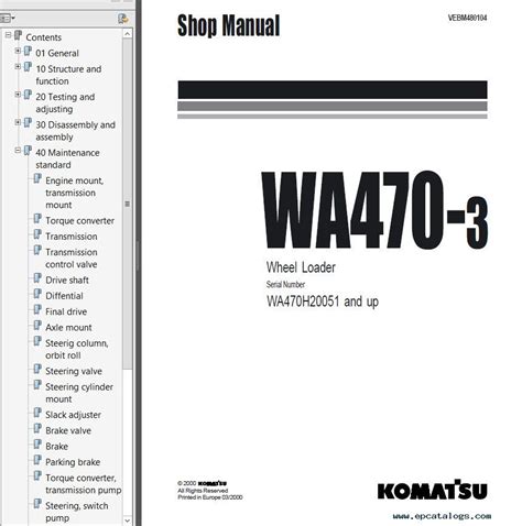 Komatsu wa470 3 avance wheel loader service manual. - Smc stinger 250 stg 250 atv full service repair manual.