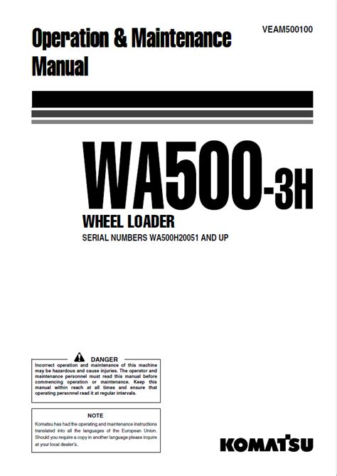 Komatsu wa500 3 wheel loader operation maintenance manual. - Warman s cookie jars identificazione e guida ai prezzi identificazione dei prezzi guida ai prezzi mark moran.