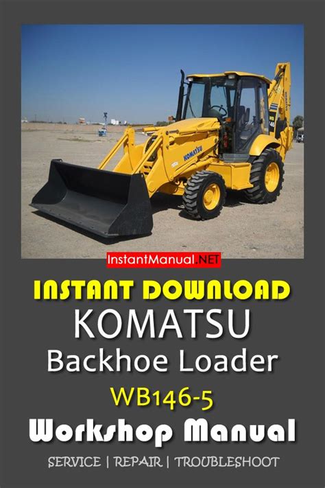 Komatsu wb146 5 backhoe loader workshop service repair manual a23001 and up. - Bosch l jetronic fuel injection manual.