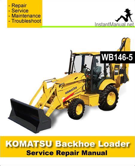 Komatsu wb146 5 baggerlader werkstatt service reparaturanleitung download a23001 und höher. - Canon pod deck lite a1 service manual.