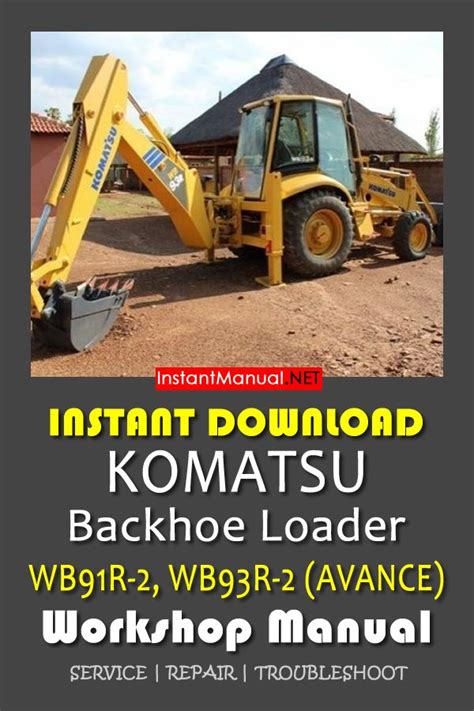 Komatsu wb91r 2 wb93r 2 backhoe loader operation maintenance manual. - The potty journey guide to toilet training children with special needs including autism and relate.