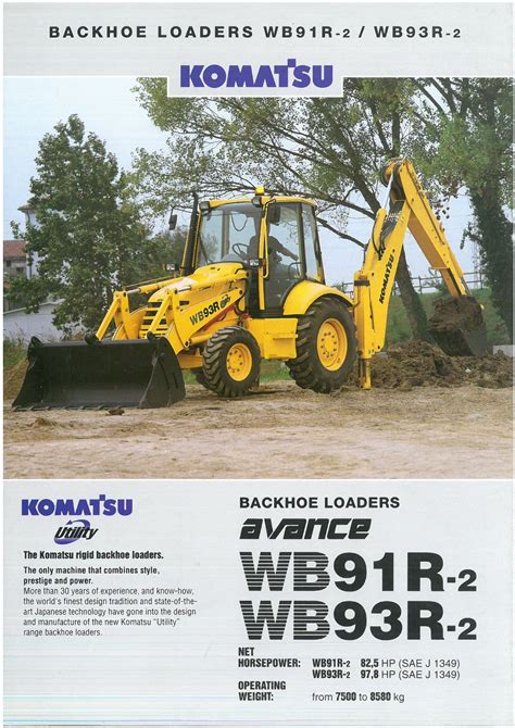 Komatsu wb91r 2 wb93r 2 baggerlader betrieb wartungsanleitung download sn 91f20250 93f25184 und höher. - 2000 yamaha big bear 400 service manual.