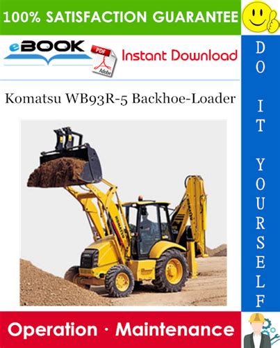 Komatsu wb93r 5 backhoe loader operation maintenance manual sn f50003 and up. - Coleman rv air conditioner install guide.