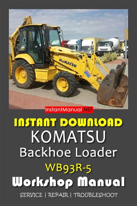 Komatsu wb93r 5 backhoe loader workshop repair service manual. - Problemen rond innovatie en diffusie van milieutechnologie.