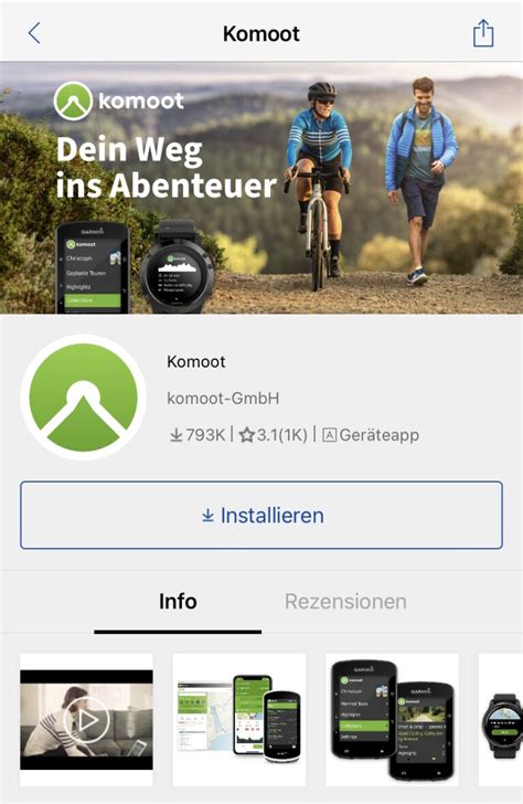 Komoot navigation.  Dank Anleitung für Ihre Smartphone-Navigation kom...