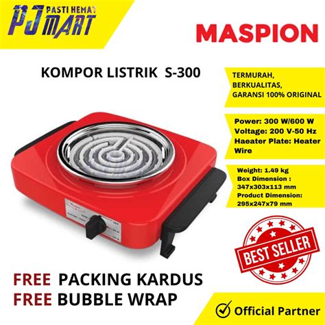 Kompor listrik murah maspion s