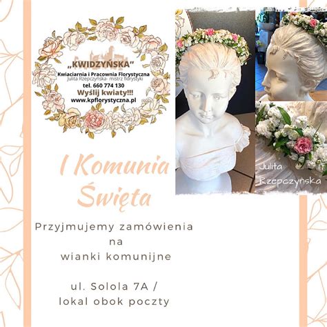 Komunijne 😇 #komunia #komuniaświęta... - Kwiaciarnia Stylowa