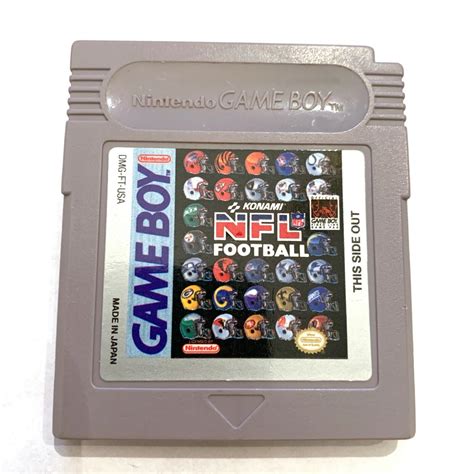 Konami NFL Football Nintendo Gameboy Cartridge - Tested, …