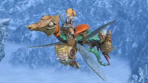 Mounts allow players to travel around Eorzea faster. After acquiring a mount, it can be summoned by dragging the icon on the action bar and clicking the icon. Players can acquire their first mount, the Company Chocobo, after completing the level 20 main story quest A Hero in the Making and then completing the next two Main Scenario Quests by joining a Grand Company. . 