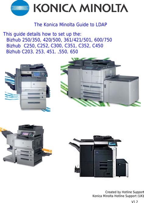 Konica Manual User Guide