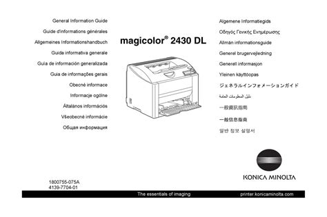 Konica minolta 2430 dl service manual. - Transformation de weyl et la fonction de wigner.