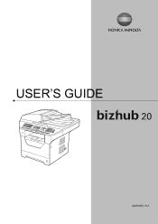 Konica minolta bizhub 20 user guide. - Filiation des structures par léo apostel [et al.].
