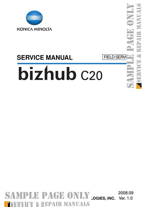 Konica minolta bizhub c20 service repair manual download. - Harman kardon avr 5500 service manual.