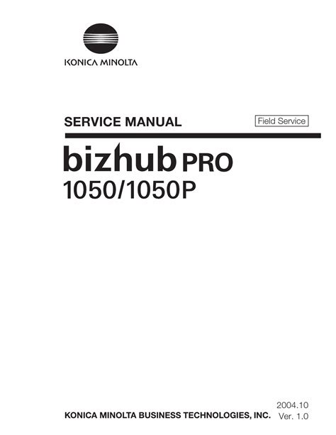 Konica minolta bizhub pro 1050 parts guide manual. - The web wizard apos s guide to f.