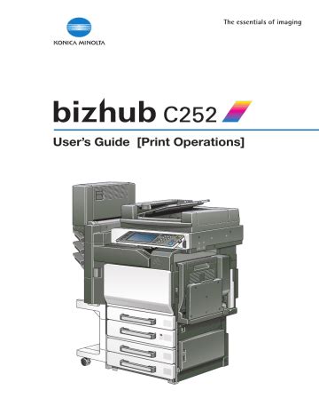 Konica minolta c252 scan operations user guide. - Brother hl 4040cn series service manual.