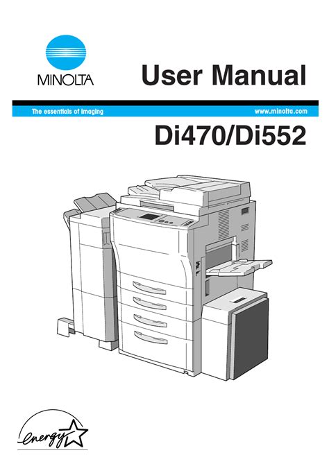 Konica minolta di470 general service manual. - Hp 5890 series ii service manual.