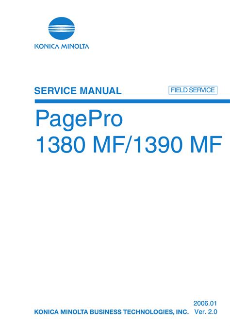 Konica minolta pagepro 1380mf 1390mf field service manual. - How to avoid jury duty a guilt free guide.
