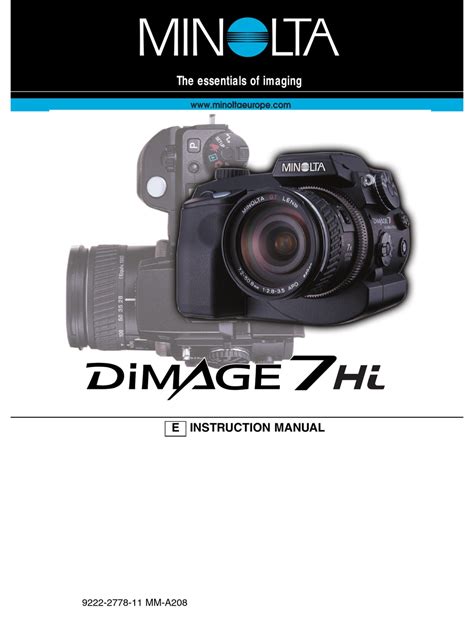 Konica minotla dimage 7hi camera service manual repair guide. - Nissan navara d22 service repair workshop manual.