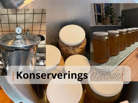 Konserveringsmetoder