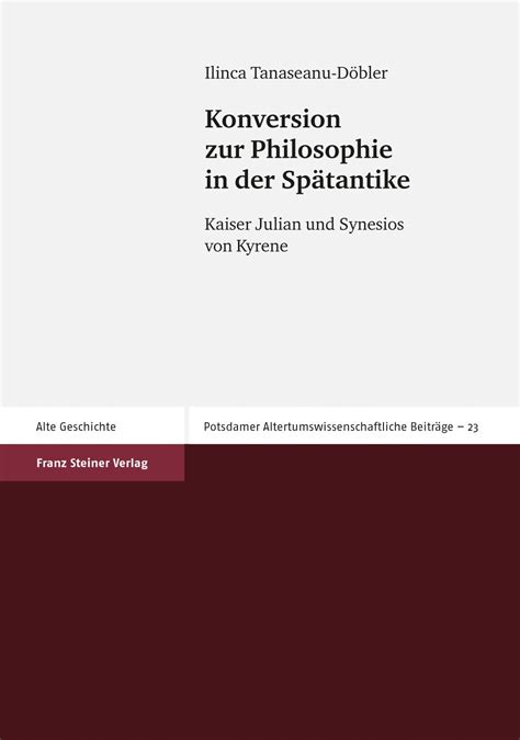 Konversion zur philosophie in der spätantike. - Oxford handbook of practical drug therapy 2nd edition.
