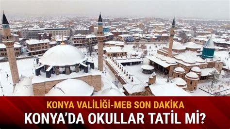 Konya okullar tatil