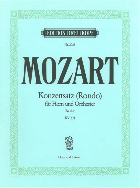 Konzertsatz (rondo) fur horn und orchester no. - Manuale di soluzioni di progettazione di sostenibilità fondamenti di ingegneria ambientale.