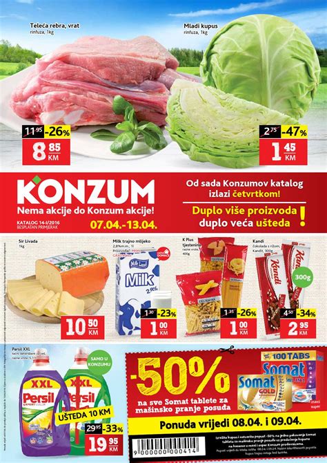 Konzum BiH katalog akcija od 07.-13.04.2016. - Issuu