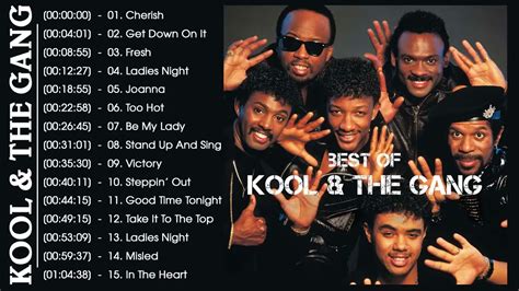Kool and the gang songs. In November 1983, Kool and the Gang returned to the Billboard charts with their pop-friendly fifteenth studio album, In the Heart. Its biggest hit was Joanna, a tender love song with doo-wop rhythms, sharp blasts of horn, and enough individuality to keep the song afloat under the weight of its burdensome, overblown ’80s production. It … 