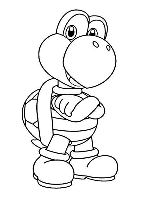 Koopa Coloring Pages
