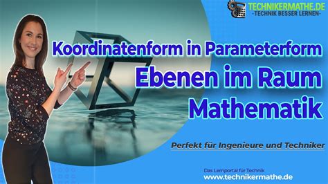 Koordinatenform - Geometrie im Raum einfach erklärt!