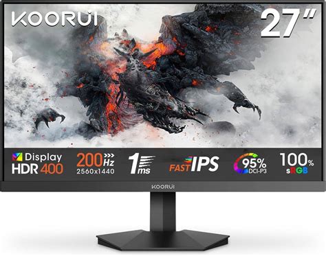 Koorui monitor change refresh rate.  The KOORUI 27" Gaming Monitor deliver...