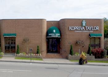 Kopriva funeral home oakville. .  ...