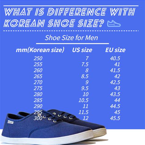 Korean Shoe Size Chart 2023